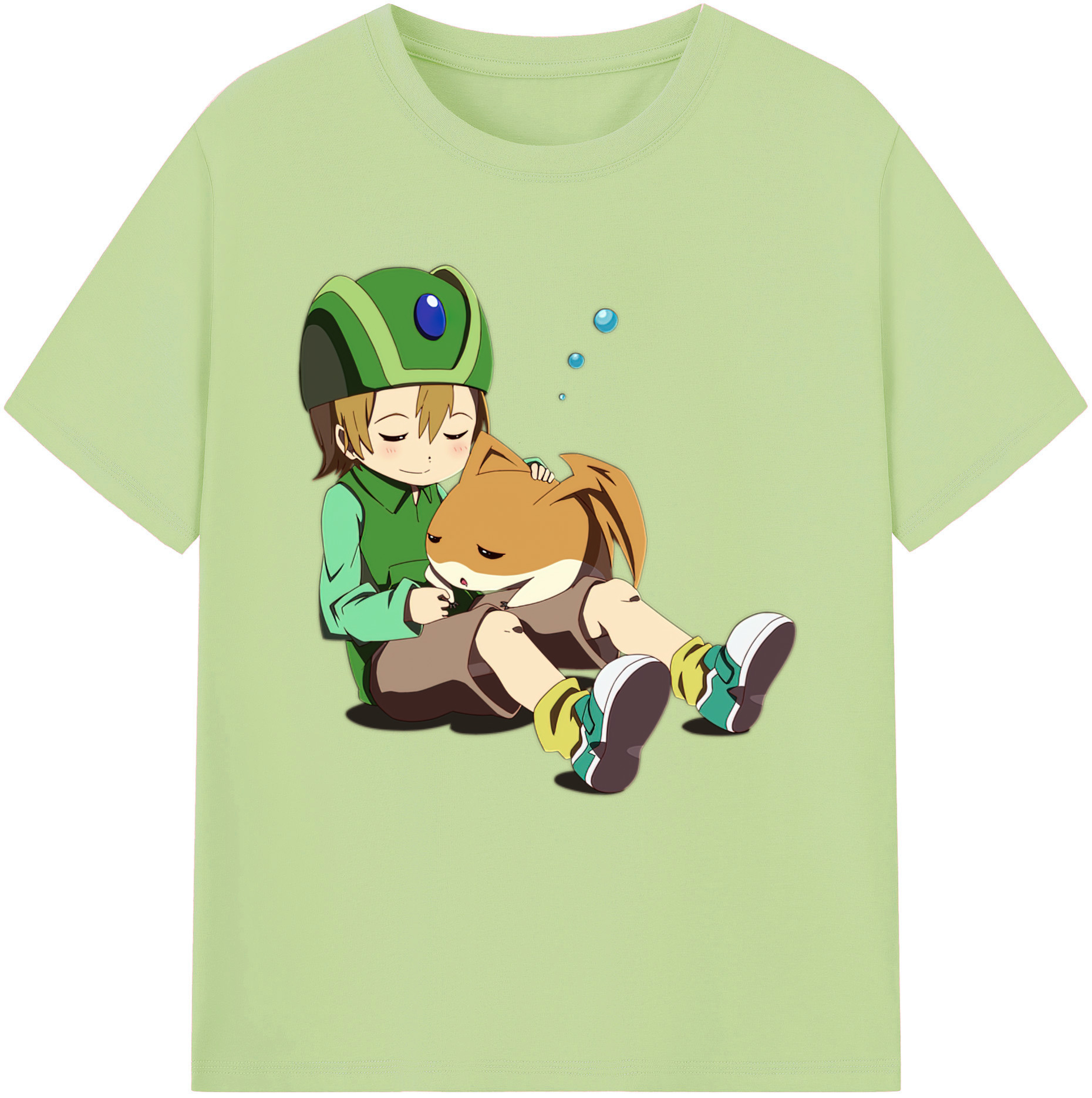 （画像用） Digimon デジタルモンスター/デジモン 綿100％半袖Tシャツ（フロントプリント）